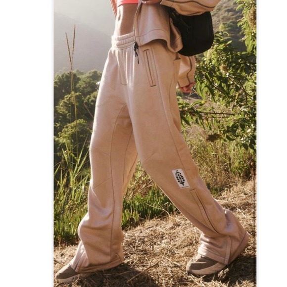 FP Movement by Free People Pants - FP Movement by Free People Tan Track Pants